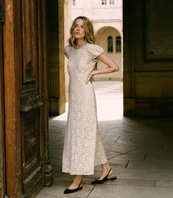 Dresses Women DEN Katarina Dress Mother Of Pearl