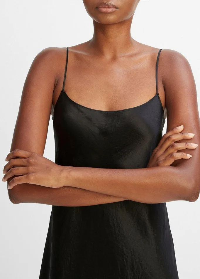 Dresses Women Vince Satin Slip Dress Black