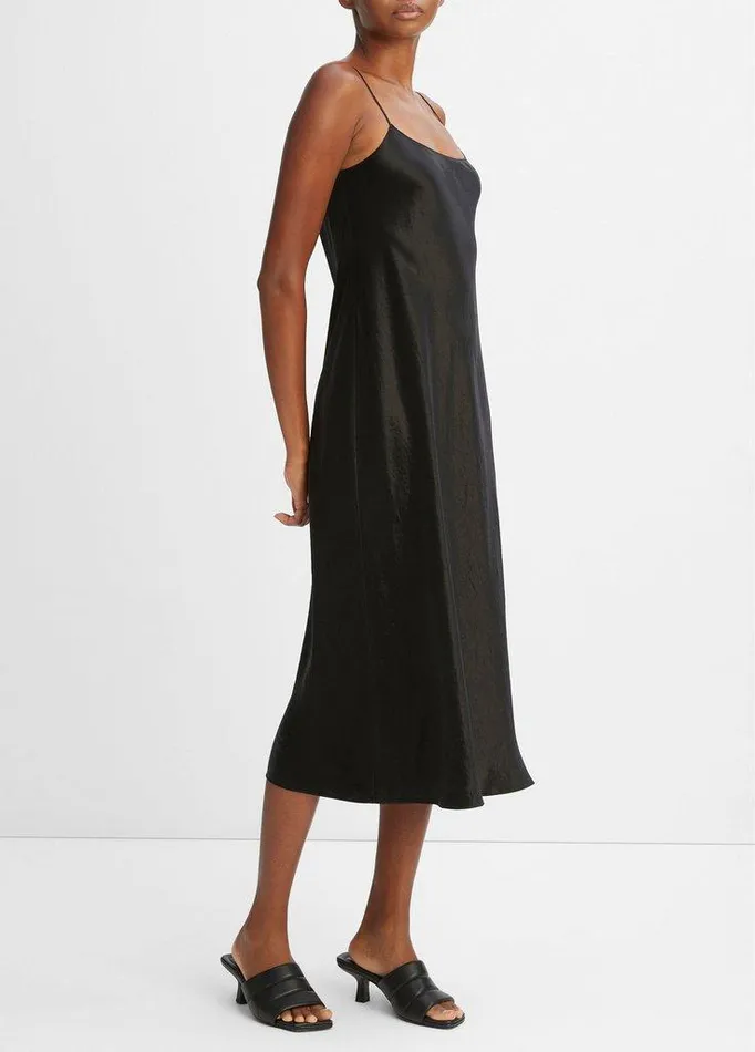 Dresses Women Vince Satin Slip Dress Black