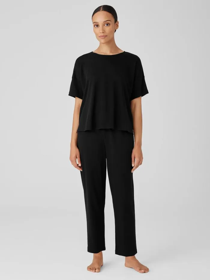 Eileen Fisher Extended Sizing 1X3X Organic Cotton Interlock Slouchy Sleep Pant Black 8211 Shop Eileen Fisher Extended Sizing 1X3X Organic Cotton Interlock Slouchy Sleep Pant Black 8211 Shop