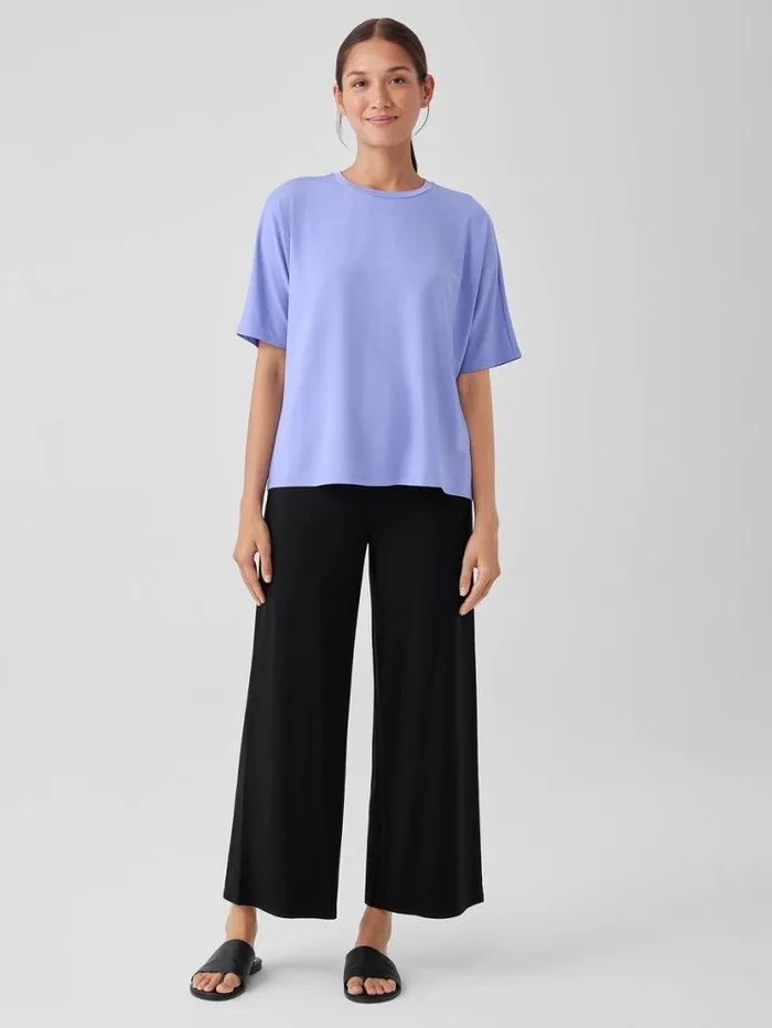 Eileen Fisher Pants Shorts and Jumpsuits Stretch Jersey Knit WideLeg Pant Black 8211 Shop Eileen Fisher Pants Shorts and Jumpsuits Stretch Jersey Knit WideLeg Pant Black 8211 Shop