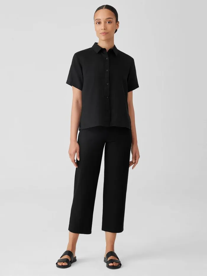 Eileen Fisher Petite Washable Stretch Crepe Straight Pant With Yoke Black 8211 Shop Eileen Fisher Petite Washable Stretch Crepe Straight Pant With Yoke Black 8211 Shop