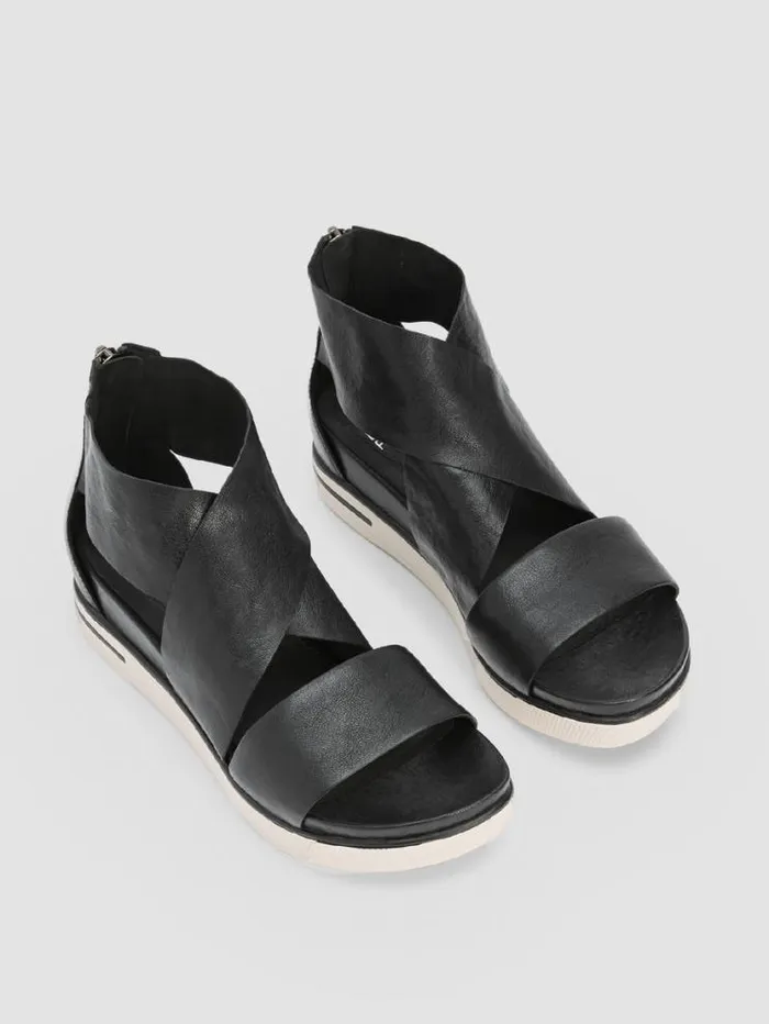 Eileen Fisher Shoes Sport Tumbled Leather Sneaker Sandal Black 8211 Shop