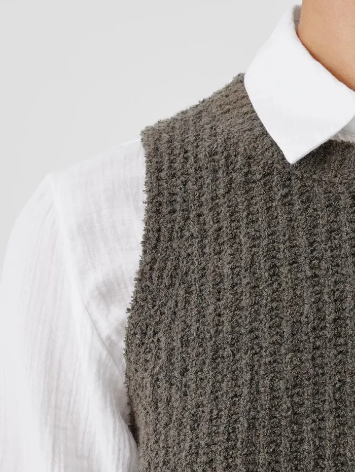 Eileen Fisher Sweaters and Cardigans Cotton Fluff Crew Neck Top Grove 8211 Shop