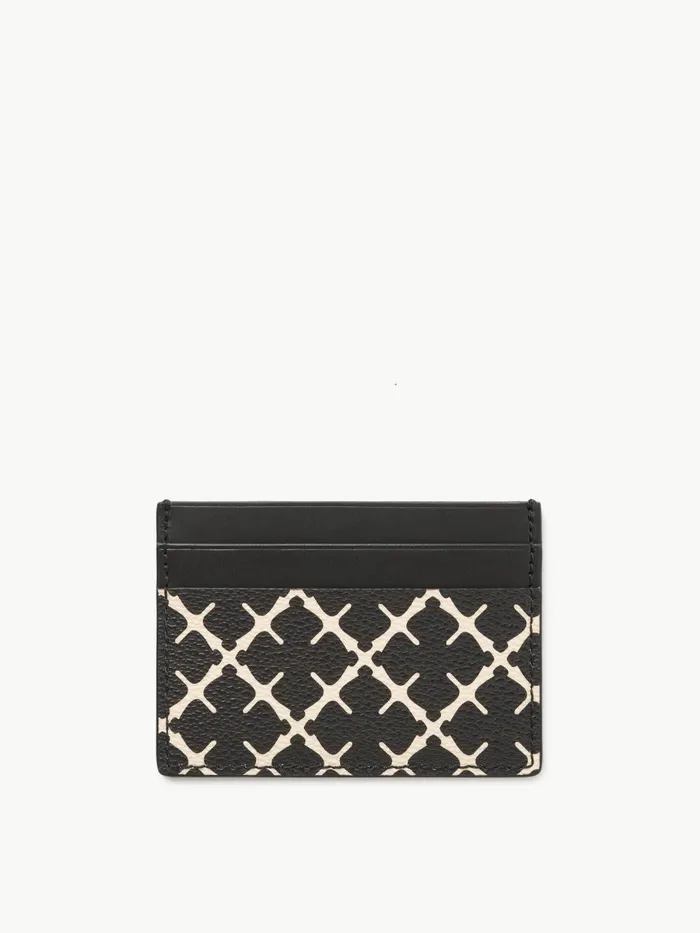 Elia Printed Cardholder Black Women By Malene Birger Wallets and Cardholders