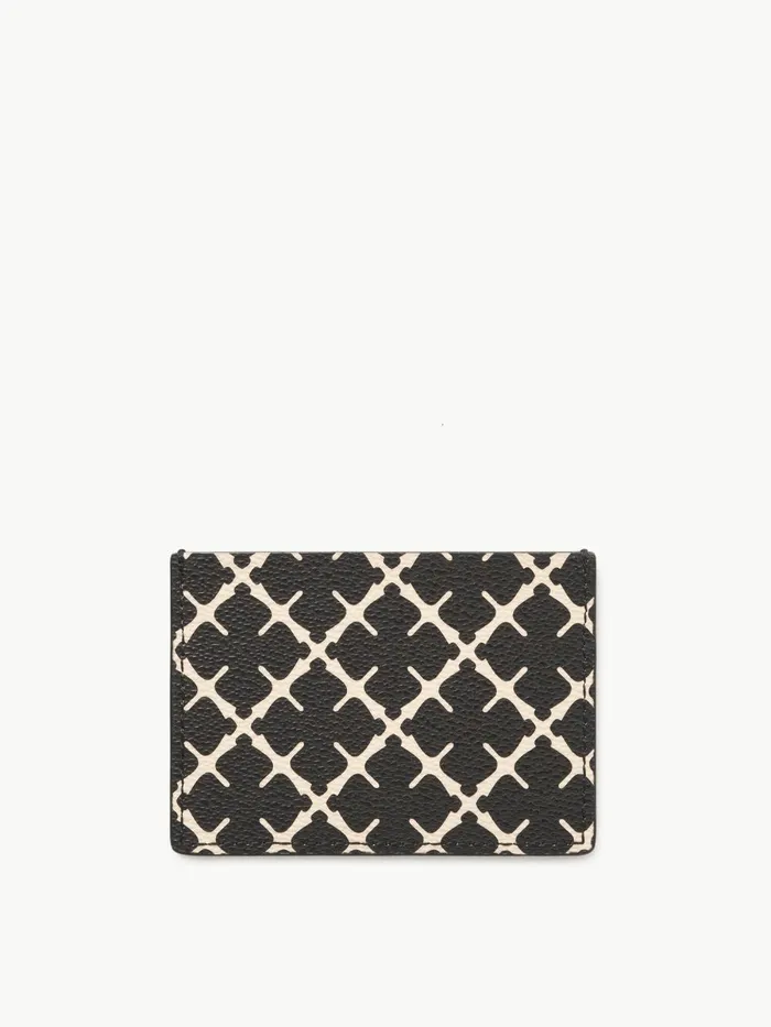 Elia Printed Cardholder Black Women By Malene Birger Wallets and Cardholders