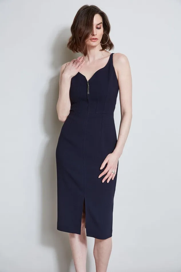 Elie Tahari Contour Zip Dress Stargazer Women Dresses and Jumpsuits Elie Tahari Contour Zip Dress Stargazer Women Dresses and Jumpsuits