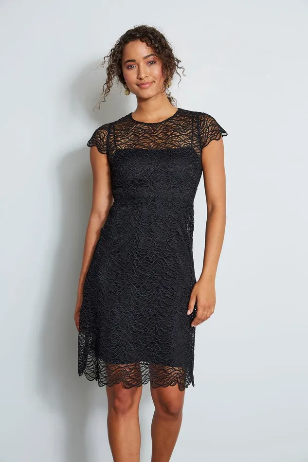 Elie Tahari Elissa Dress Black Women Dresses and Jumpsuits