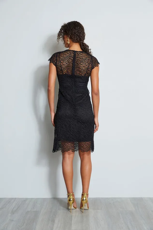 Elie Tahari Elissa Dress Black Women Dresses and Jumpsuits