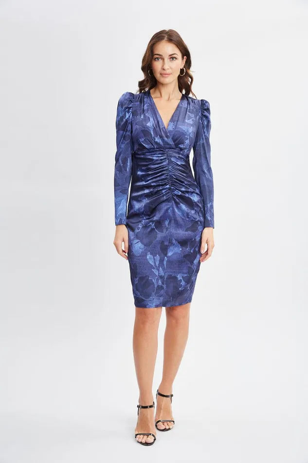 Elie Tahari Silk Night Shadow Dress Multi Women Dresses and Jumpsuits