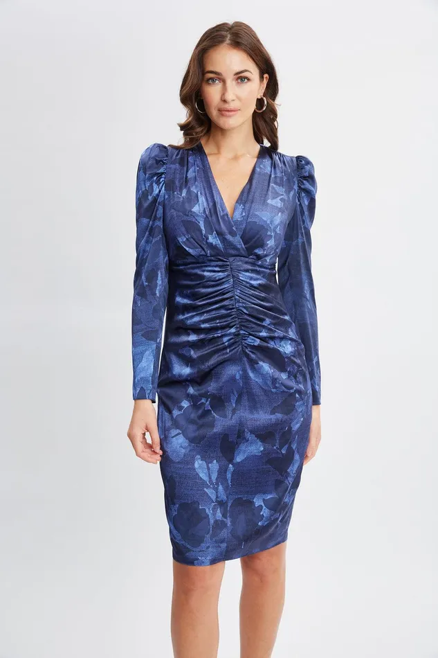 Elie Tahari Silk Night Shadow Dress Multi Women Dresses and Jumpsuits