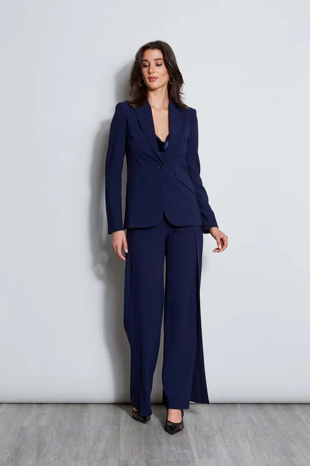 Elie Tahari Silk Satin Cami Galaxy Navy Women Tops