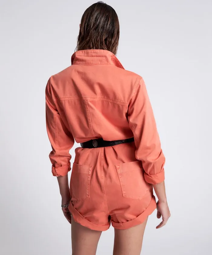 ENVIOUS ORANGE CARGO PROPHECY JUMPSUIT Women One Teaspoon Denim Jumpsuits ENVIOUS ORANGE CARGO PROPHECY JUMPSUIT Women One Teaspoon Denim Jumpsuits