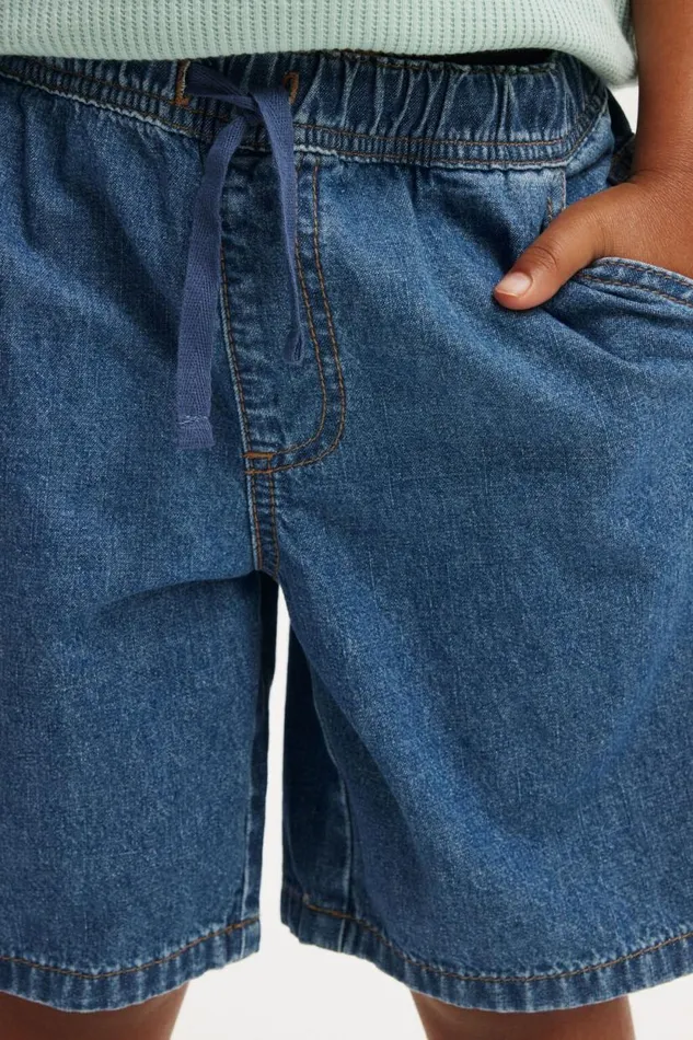 Eric Easy Short Bondi Mid Blue Boys Cotton On Shorts