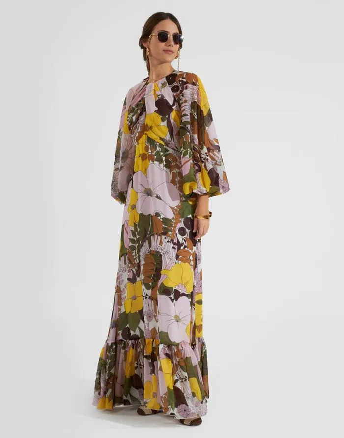 Eve Dress Big Flower Rose Women La Double J Dresses
