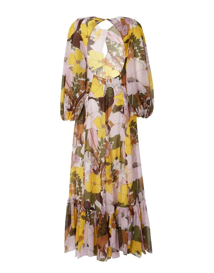 Eve Dress Big Flower Rose Women La Double J Dresses