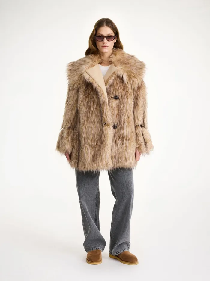 Exclusive Moda Operandi Yvette Faux Fur Coat Nomad Women By Malene Birger Coats and Jackets Exclusive Moda Operandi Yvette Faux Fur Coat Nomad Women By Malene Birger Coats and Jackets