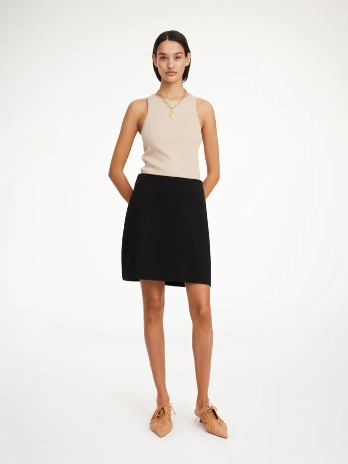 Fabiene Mini Skirt Black Women By Malene Birger Skirts