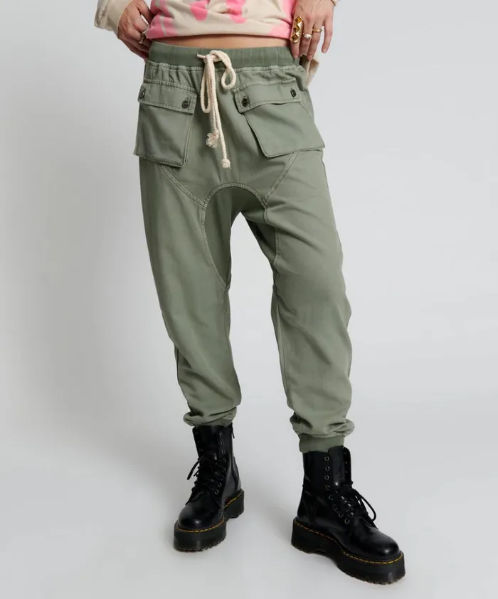 FADED KHAKI CADET PANTS Women One Teaspoon Bottoms FADED KHAKI CADET PANTS Women One Teaspoon Bottoms