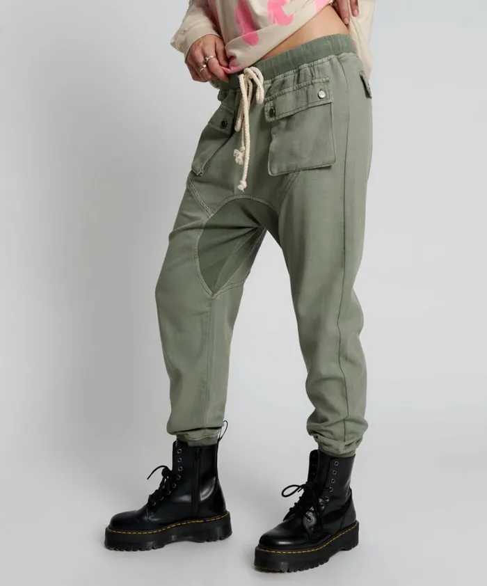 FADED KHAKI CADET PANTS Women One Teaspoon Bottoms FADED KHAKI CADET PANTS Women One Teaspoon Bottoms