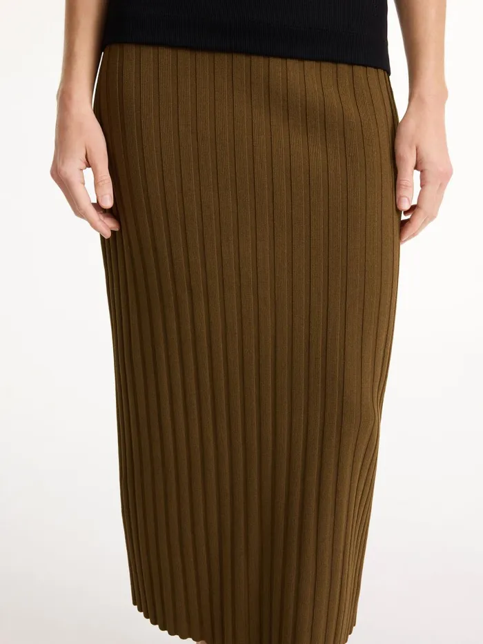 Fiemme Midi Skirt Shitake Women By Malene Birger Knitwear