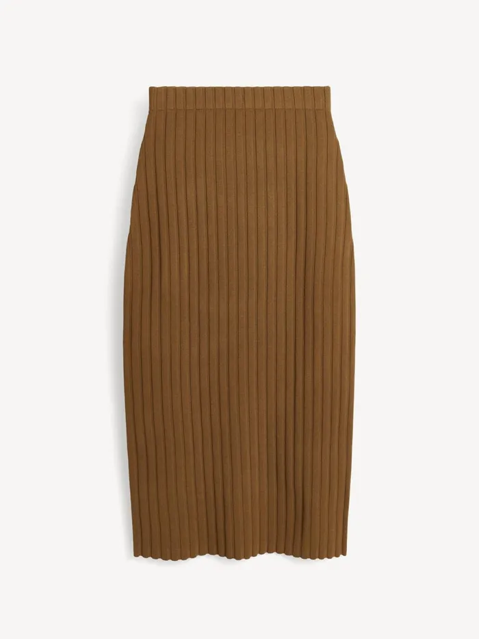 Fiemme Midi Skirt Shitake Women By Malene Birger Knitwear