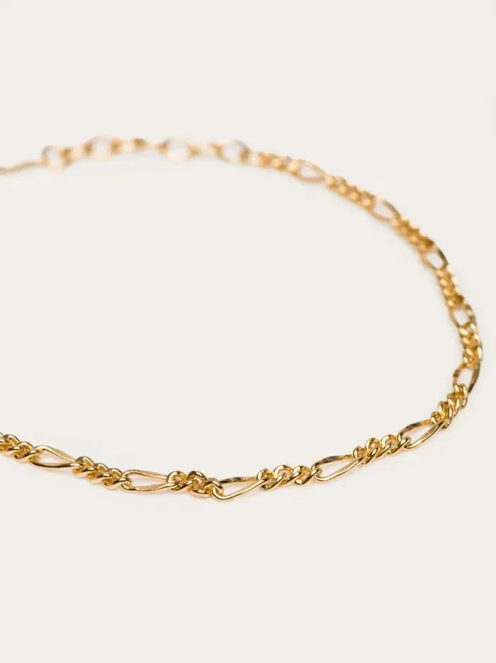 Figaro Chain Bracelet 14k Goldfilled Women Bracelets Able