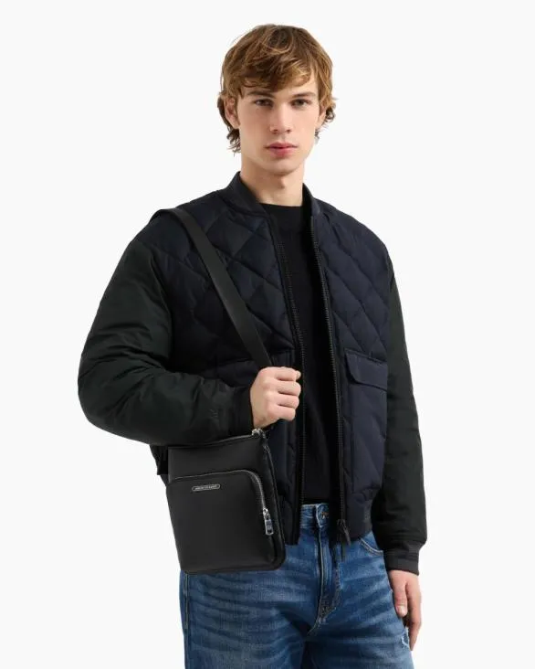 Flat Shoulder Bag Black Men Armani Crossbody Bags Flat Shoulder Bag Black Men Armani Crossbody Bags