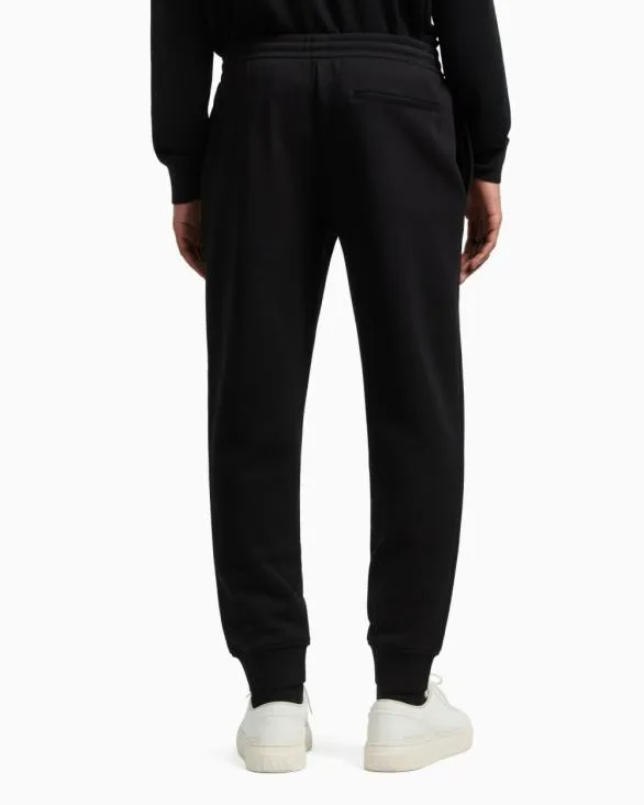 Fleece Jogger Trousers Black Men Armani Matching Sets Fleece Jogger Trousers Black Men Armani Matching Sets