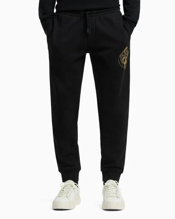 Fleece Jogger Trousers Black Men Armani Matching Sets Fleece Jogger Trousers Black Men Armani Matching Sets