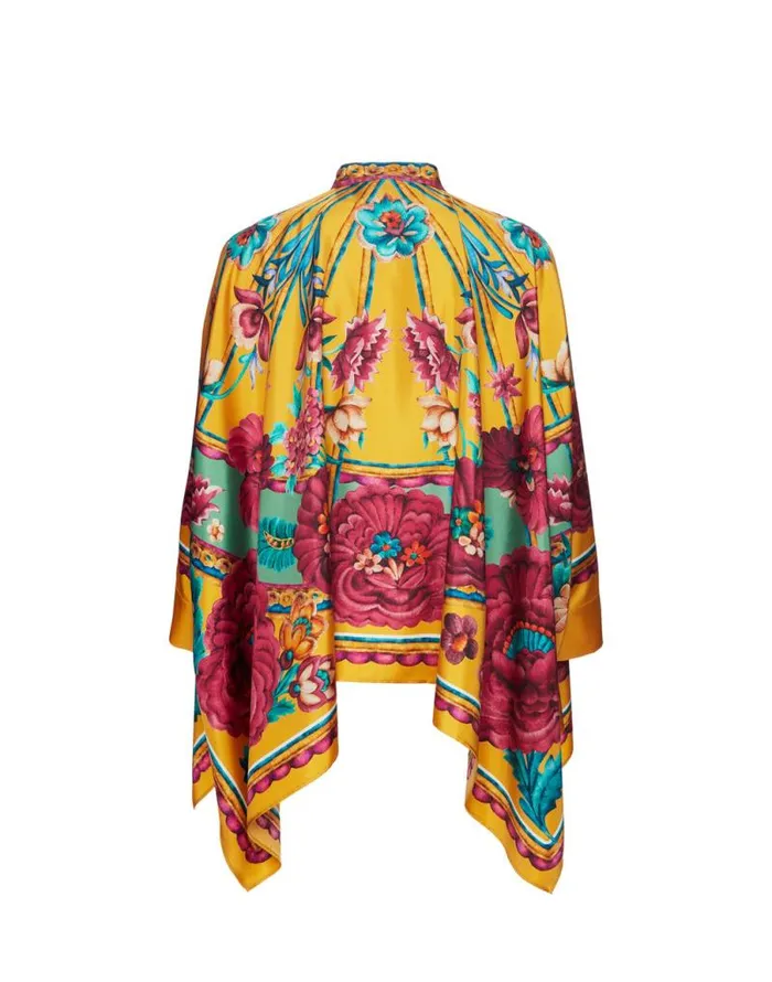 Foulard Shirt Zodiac Place Marigold Women La Double J Shirts and Tops