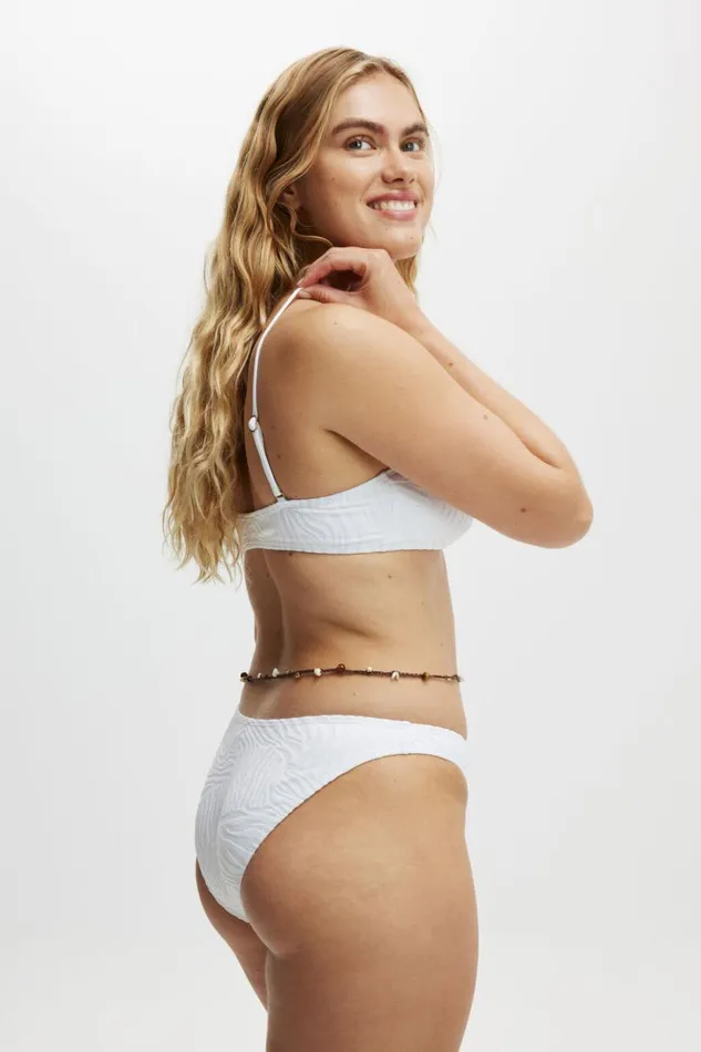 Full Bikini Bottom White Jacquard Women Cotton On Bikinis Full Bikini Bottom White Jacquard Women Cotton On Bikinis