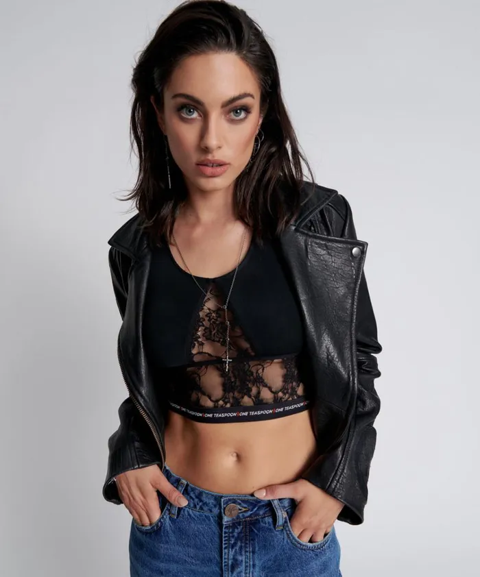 GAME OVER CLASSIC LEATHER JACKET Women One Teaspoon Jackets GAME OVER CLASSIC LEATHER JACKET Women One Teaspoon Jackets