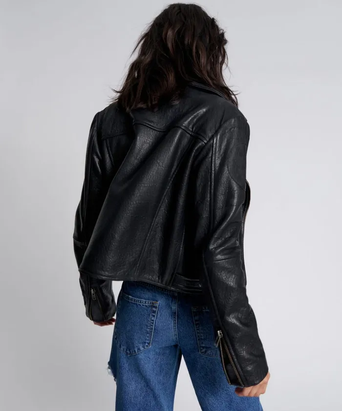 GAME OVER CLASSIC LEATHER JACKET Women One Teaspoon Jackets GAME OVER CLASSIC LEATHER JACKET Women One Teaspoon Jackets