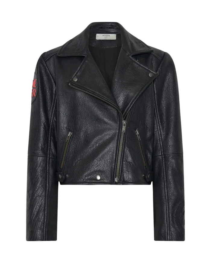 GAME OVER CLASSIC LEATHER JACKET Women One Teaspoon Jackets GAME OVER CLASSIC LEATHER JACKET Women One Teaspoon Jackets