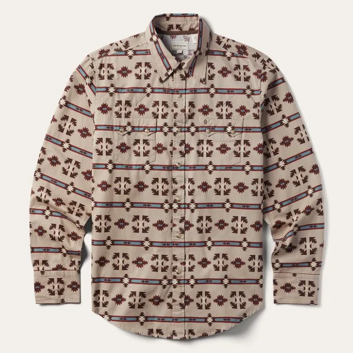 Gaucho Stripe Shirt Gaucho Stripe Shirt Men Stetson Western Shirts