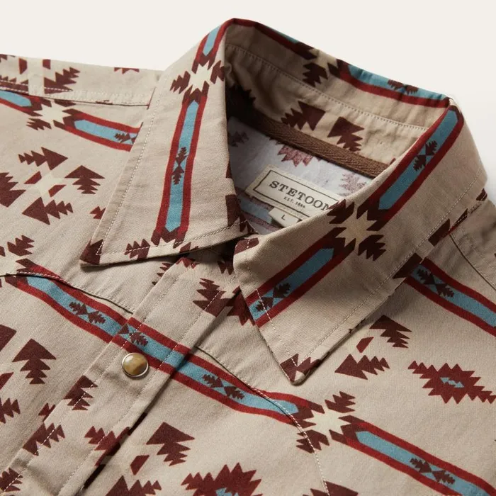 Gaucho Stripe Shirt Gaucho Stripe Shirt Men Stetson Western Shirts
