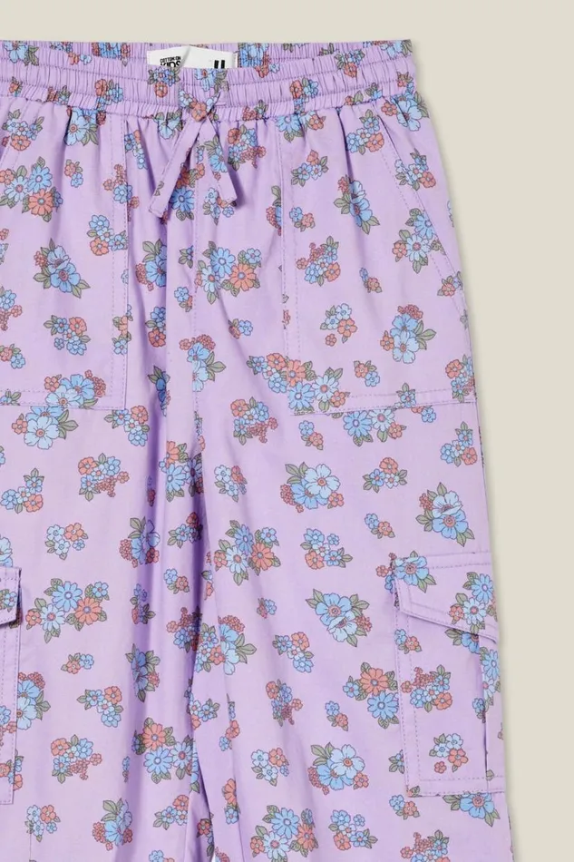 Gia Woven Jogger Lilac Dropava Ditsy Girls Cotton On Leggings Pants and Jeans Gia Woven Jogger Lilac Dropava Ditsy Girls Cotton On Leggings Pants and Jeans