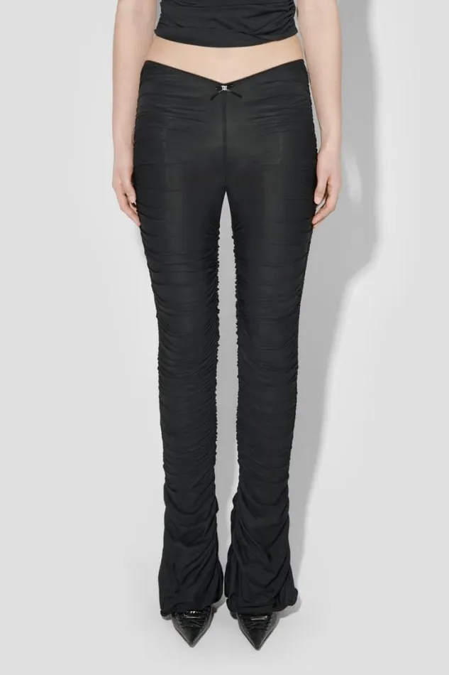 Godet Ruched Trousers Black Women MISBHV Trousers