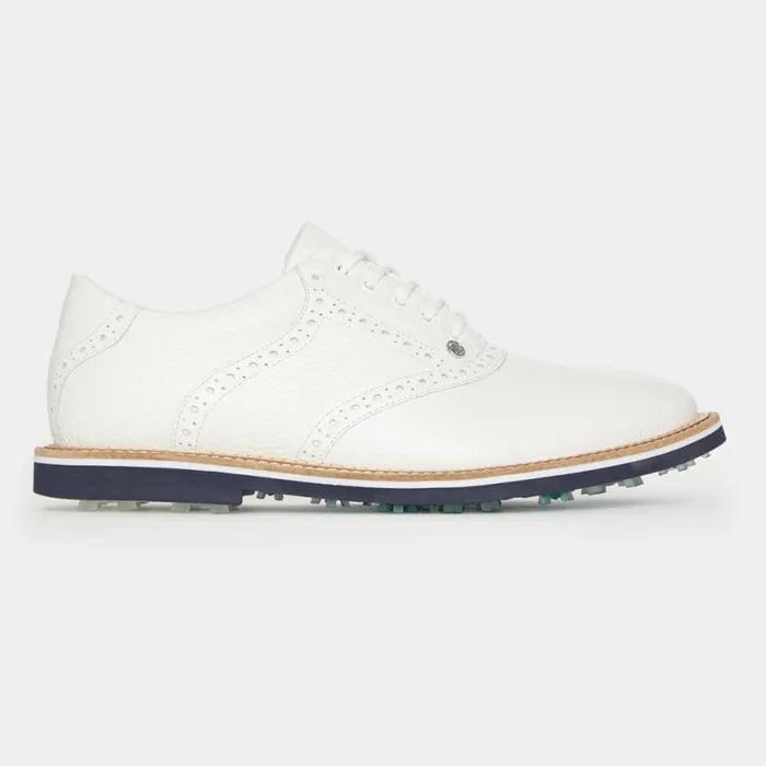 Golf Shoes Men GFORE GALLIVANTER PEBBLE LEATHER SADDLE GOLF SHOE Snowtwilight