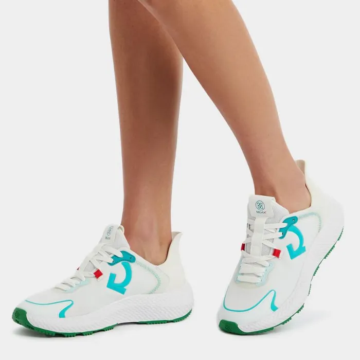 Golf Shoes Women GFORE MG4X2 KNIT HYBRID GOLF CROSS TRAINER Snow Golf Shoes Women GFORE MG4X2 KNIT HYBRID GOLF CROSS TRAINER Snow