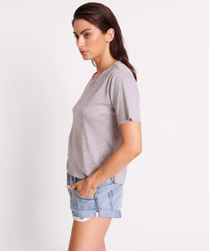 GREY MARLE LUCKY 8 BOYFRIEND TEE Women One Teaspoon Tees and Tanks