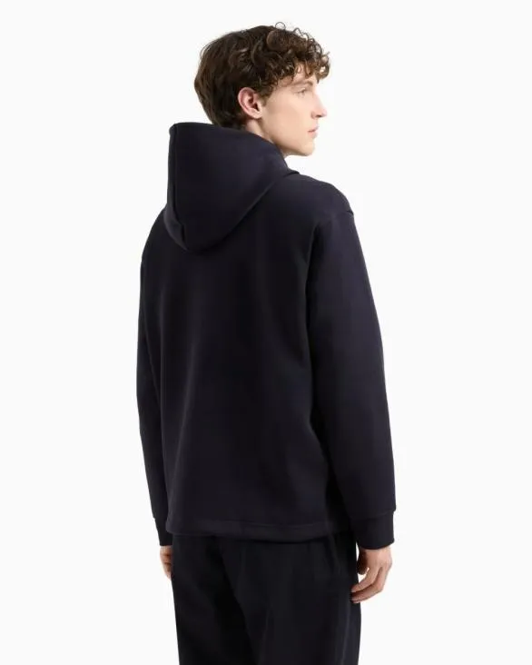 Half Zip Hoodie Navyblue Men Armani Matching Sets Half Zip Hoodie Navyblue Men Armani Matching Sets