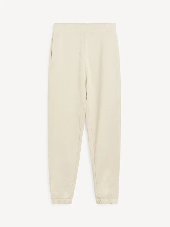 Hali Organic Cotton Sweatpants Oyster Gray Women By Malene Birger Athleisure Wear