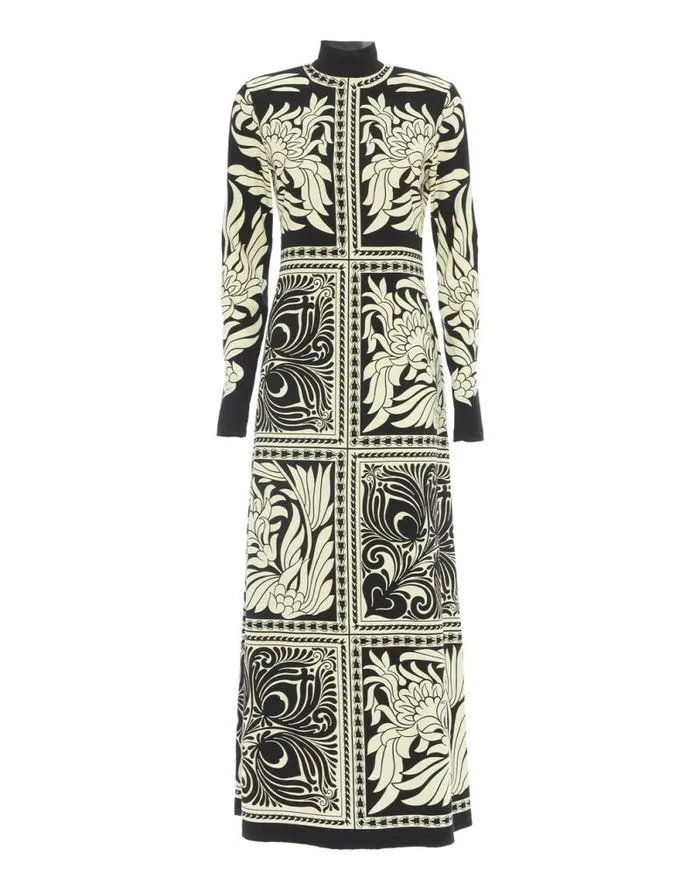 Halle Dress Mix Tiles Place Black Women La Double J Dresses