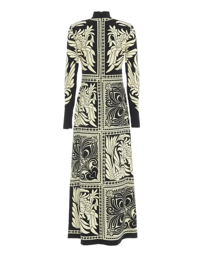 Halle Dress Mix Tiles Place Black Women La Double J Dresses