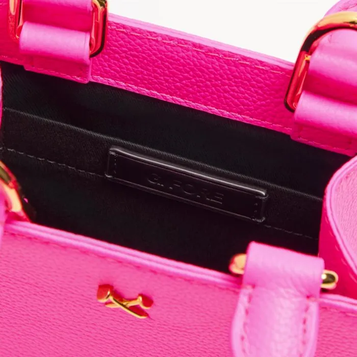 Handbags and Luggage Women GFORE METAL TEES LEATHER MINI TOTE Knockout Pink Handbags and Luggage Women GFORE METAL TEES LEATHER MINI TOTE Knockout Pink