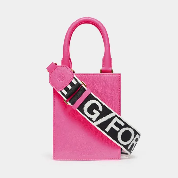 Handbags and Luggage Women GFORE METAL TEES LEATHER MINI TOTE Knockout Pink Handbags and Luggage Women GFORE METAL TEES LEATHER MINI TOTE Knockout Pink