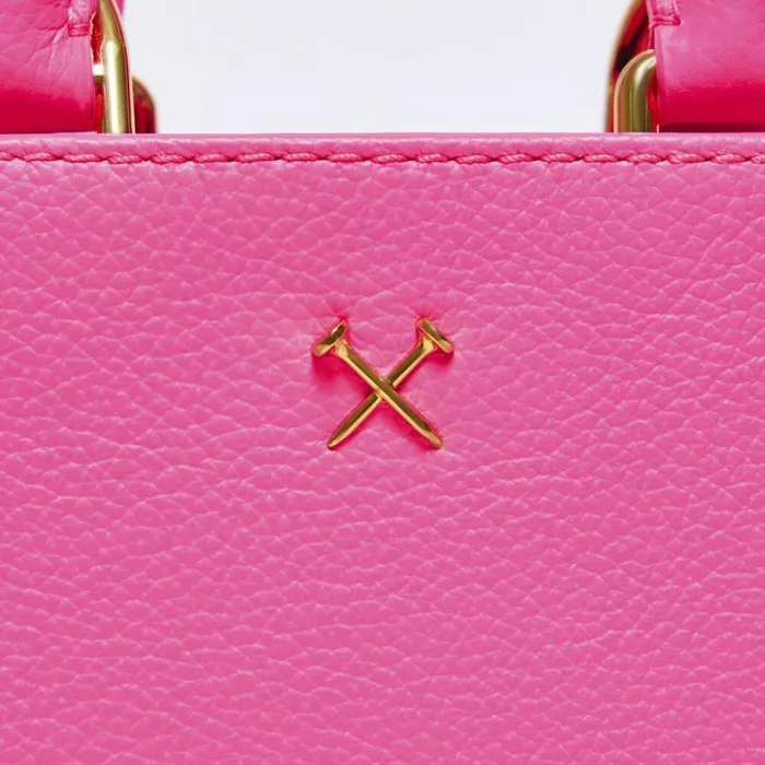 Handbags and Luggage Women GFORE METAL TEES LEATHER MINI TOTE Knockout Pink Handbags and Luggage Women GFORE METAL TEES LEATHER MINI TOTE Knockout Pink