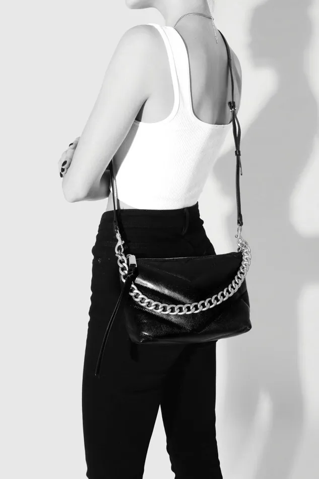 Handbags Crossbody Bags Rebecca Minkoff Edie Crossbody With Chain Camel